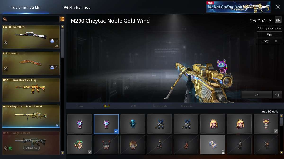 shop acc cf uy tin gia re